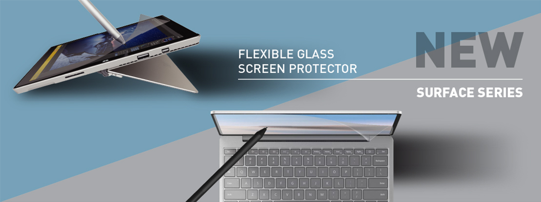 Flexible Glass Screen Protector Surface Series, New!